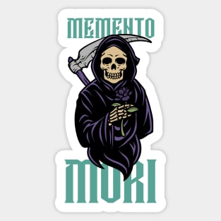 Stoic Memento Mori Grim Reaper Sticker